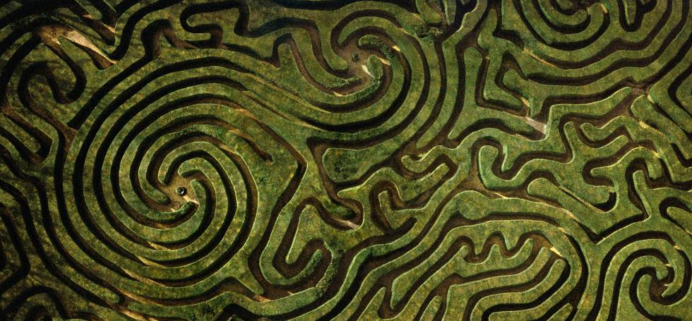 jardines laberinto del Longleat en Wiltshire, Inglaterra.